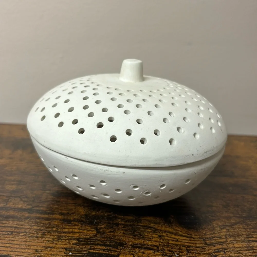 West Elm Matte Finish Pierced Trinket Dish